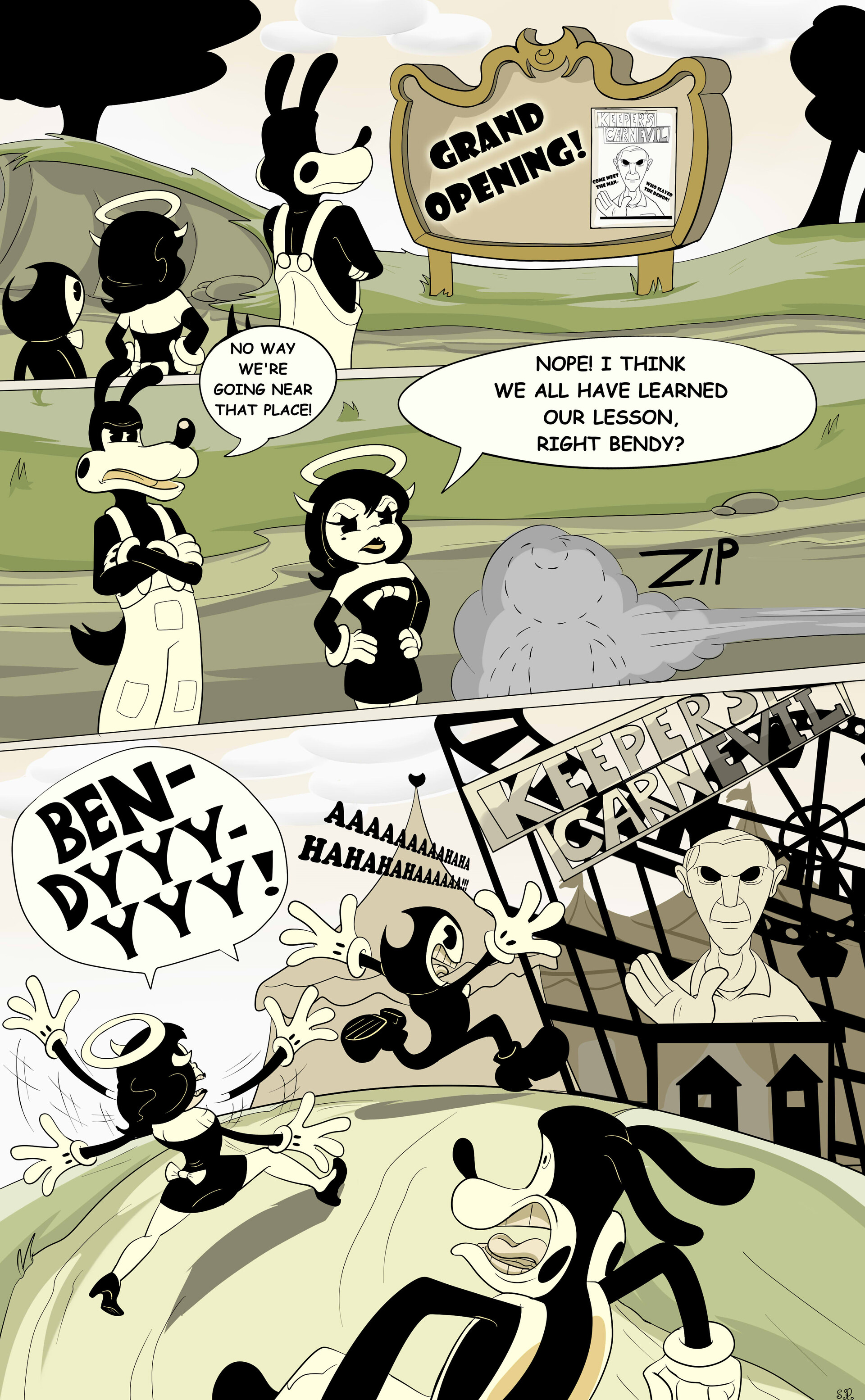 ArtStation - Bendy comic